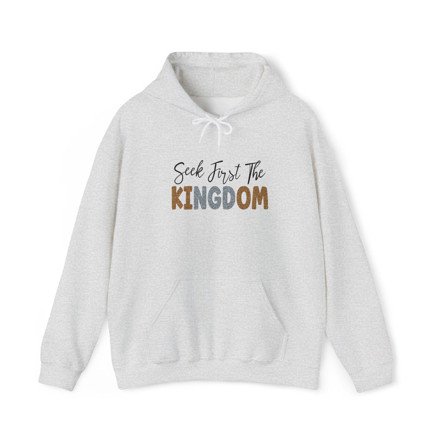 Seek First The Kingdom Hoodie, Faith-Based Apparel