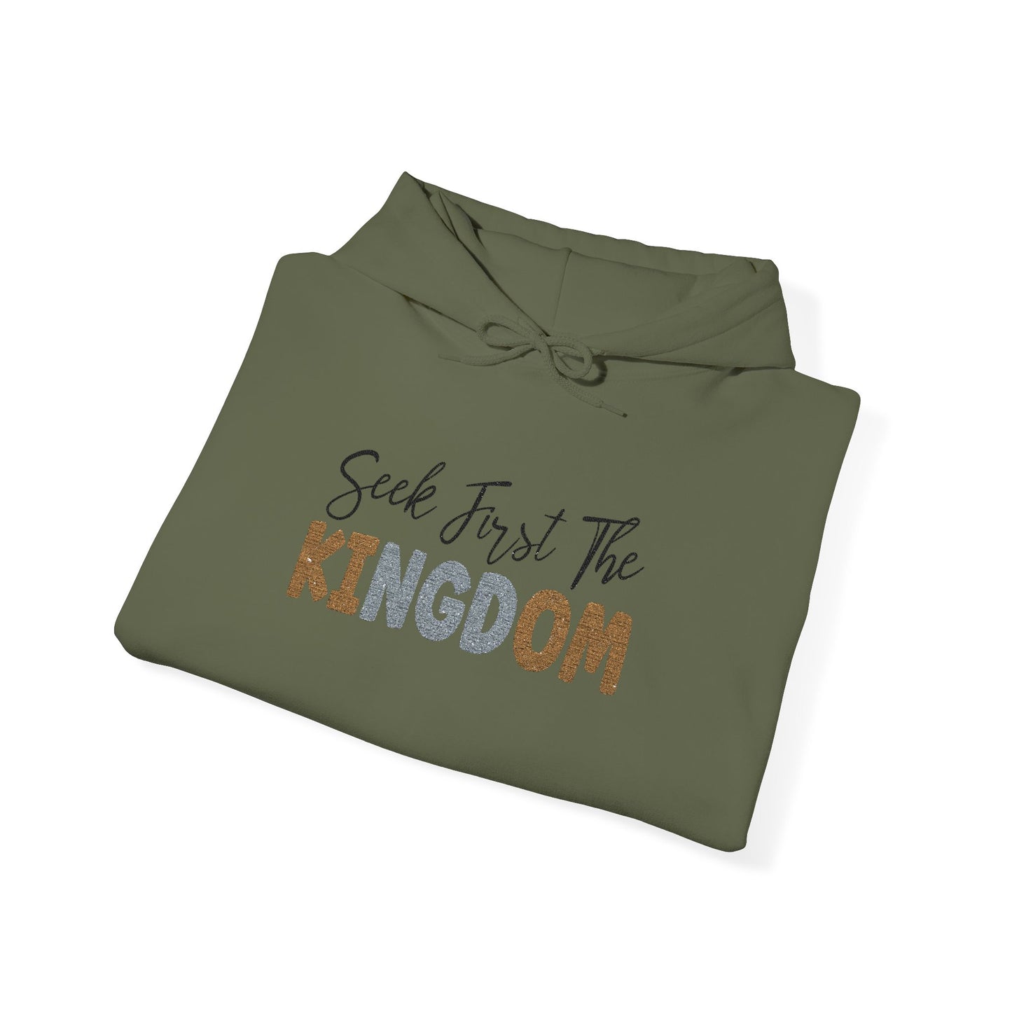 Seek First The Kingdom Hoodie, Faith-Based Apparel