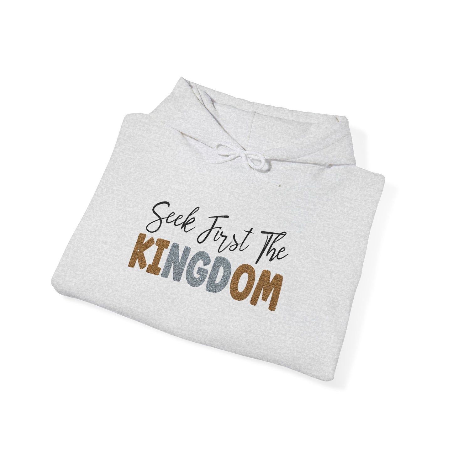Seek First The Kingdom Hoodie, Faith-Based Apparel