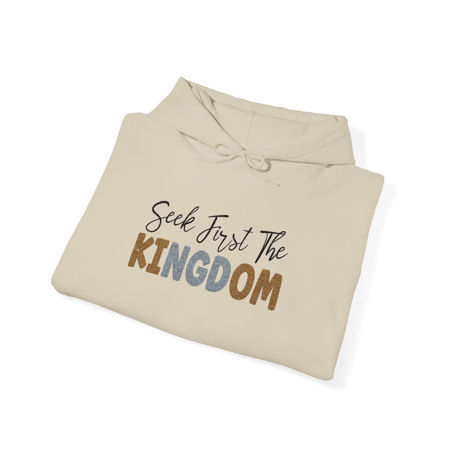 Seek First The Kingdom Hoodie, Faith-Based Apparel