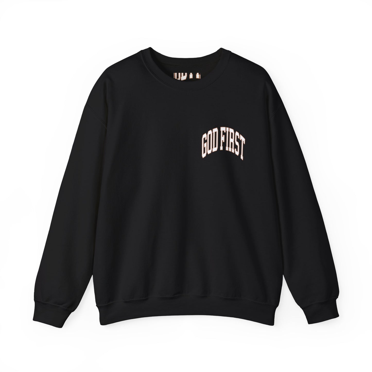 Jireh Way Christian Apparel - God First Crewneck Sweatshirt