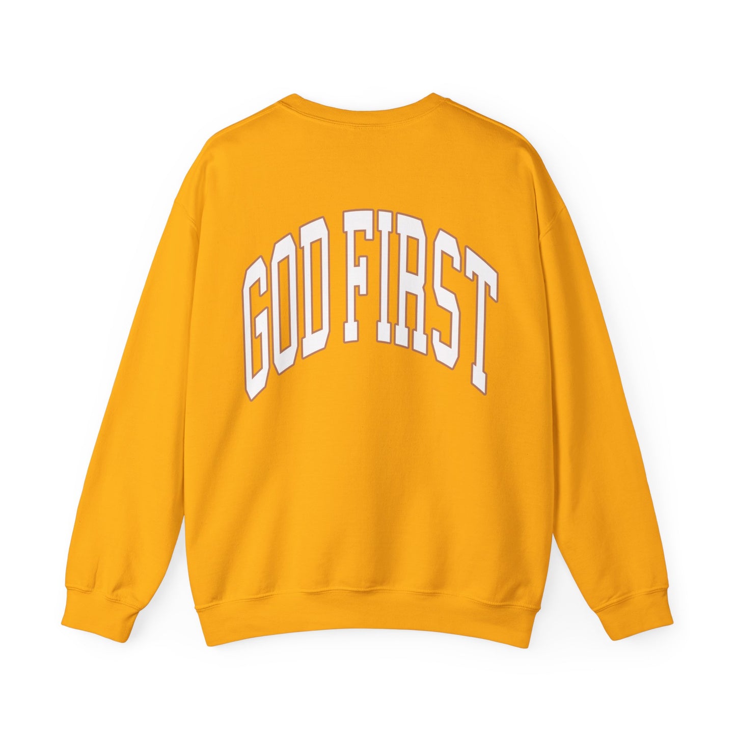 Jireh Way Christian Apparel - God First Crewneck Sweatshirt