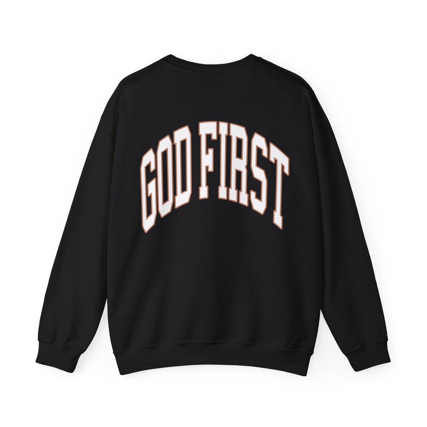 Jireh Way Christian Apparel - God First Crewneck Sweatshirt