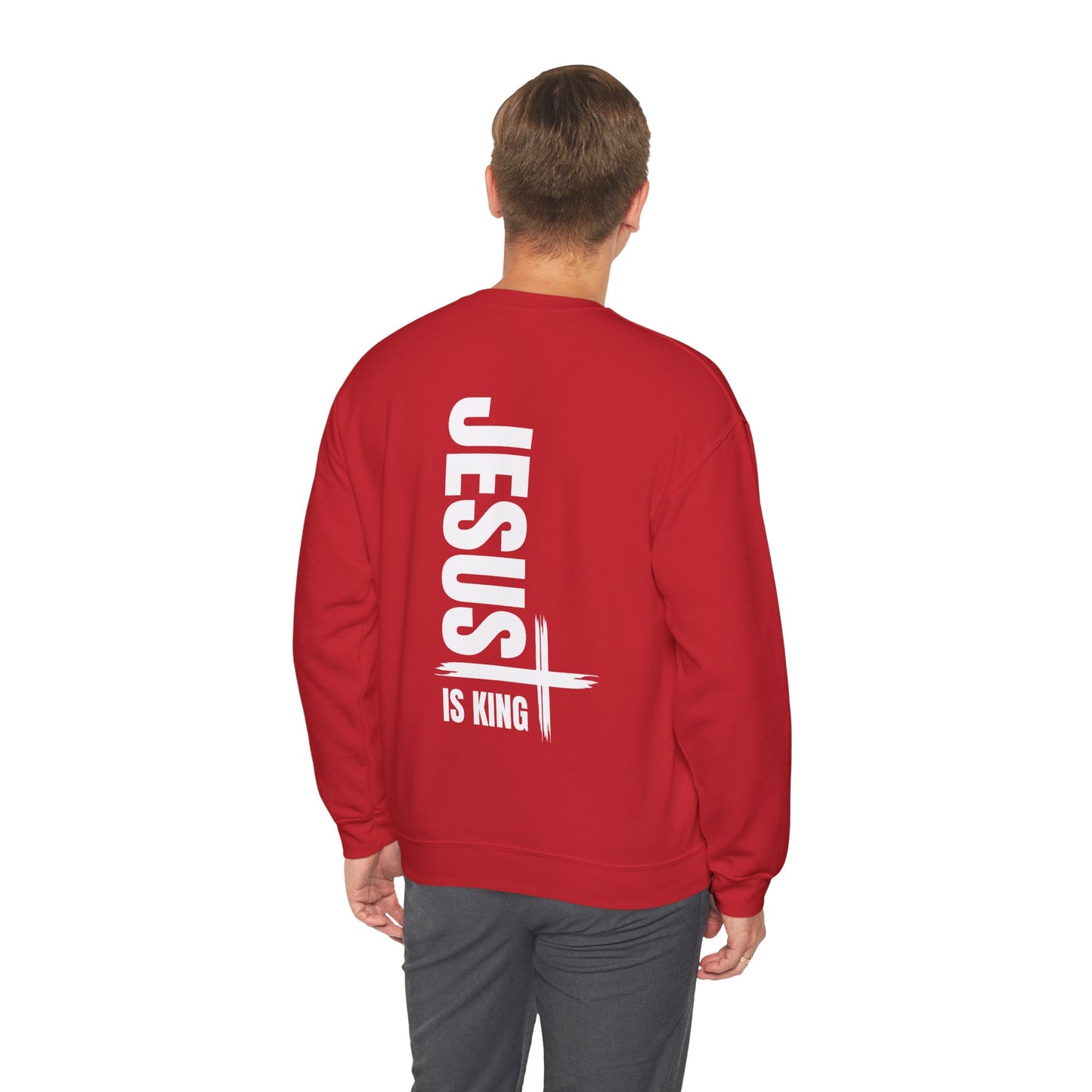 Jireh Way Christian Apparel | Jesus Is King Crewneck Sweatshirt