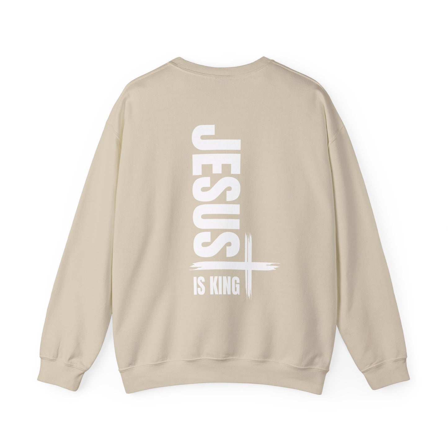 Jireh Way Christian Apparel | Jesus Is King Crewneck Sweatshirt