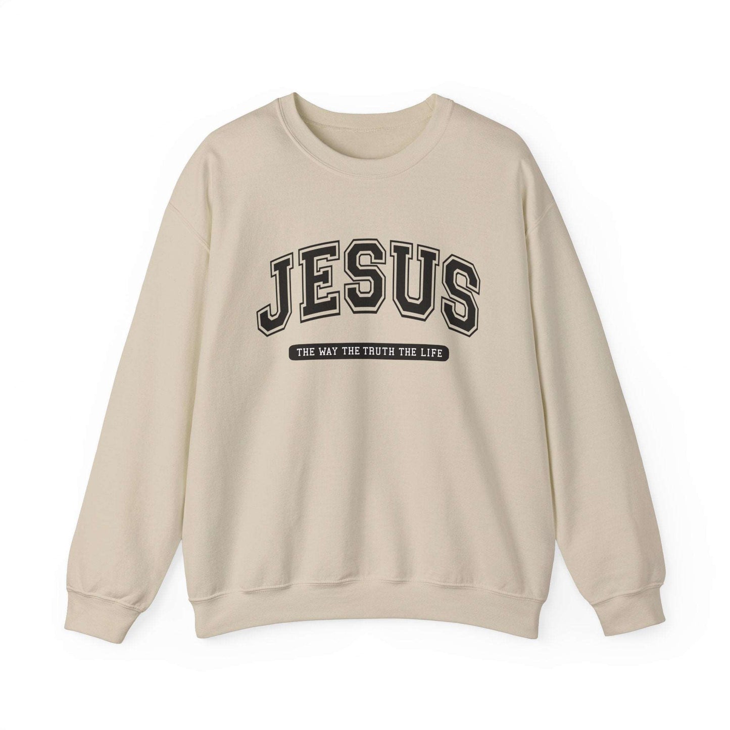 Jireh Way Jireh Way | Christian Apparel | John 14:6 Crewneck Sweatshirt