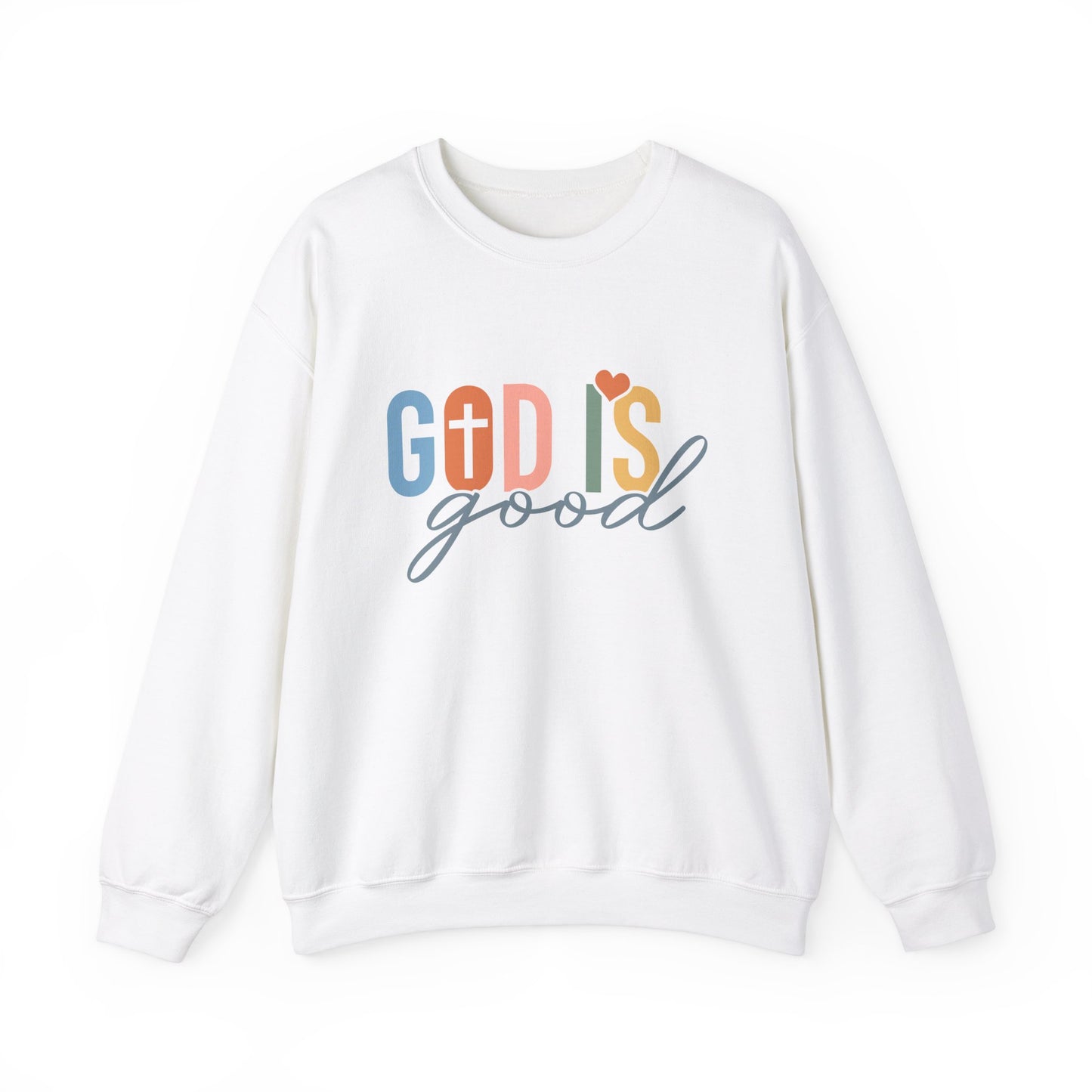 Jireh Way Jireh Way| Christian Apparel | God Is Good Crewneck Sweatshirt