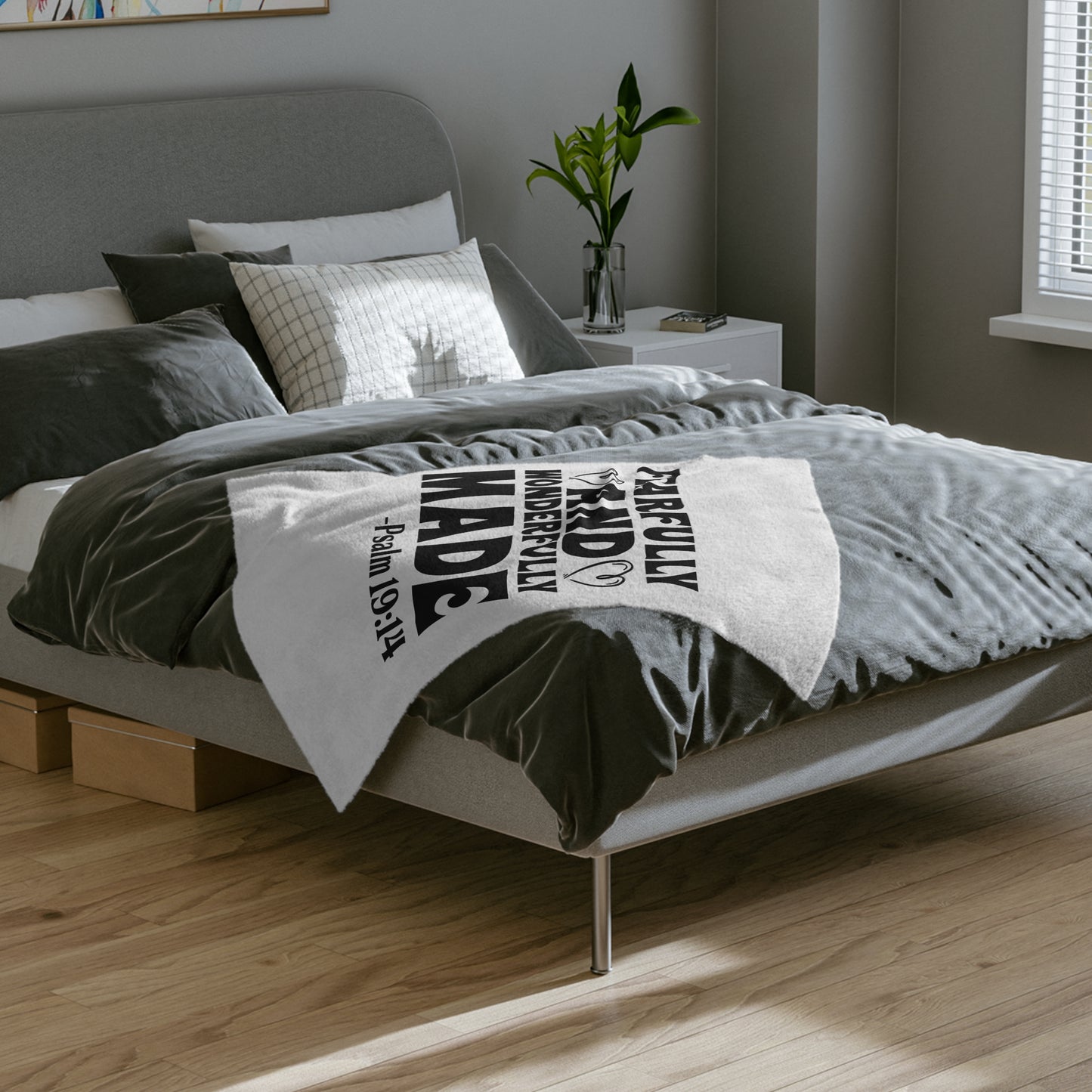 Jireh Way Psalm 19:14 Velveteen Microfiber Blanket