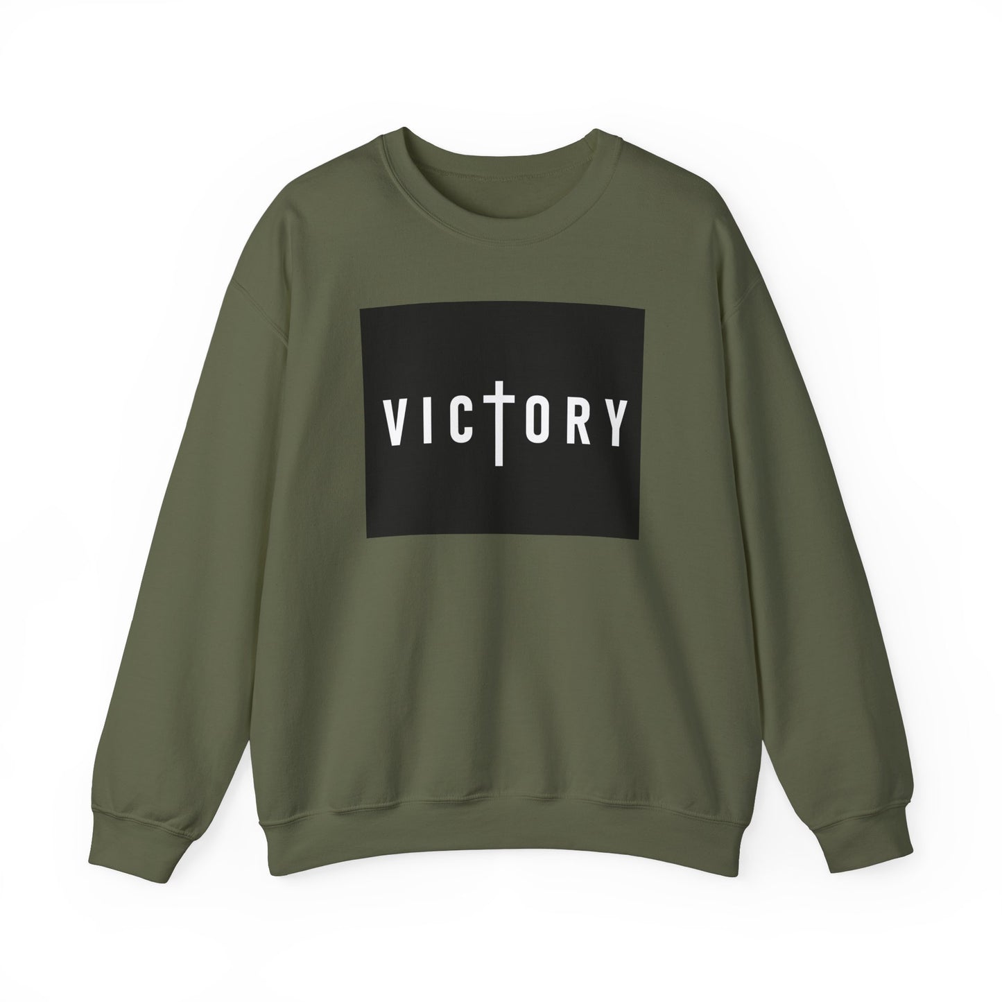 Victory Crewneck Sweatshirt Military Green