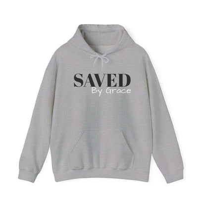 Saved By Grace Hoodie Sport Grey