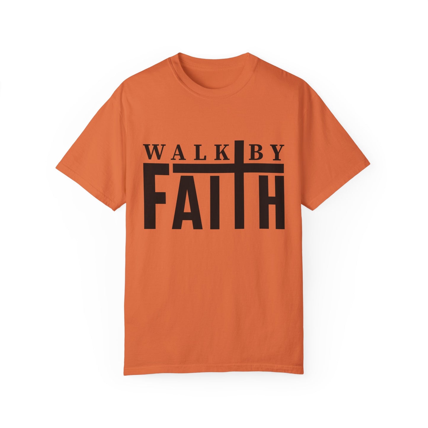 Walk By Faith T-Shirt Burnt Orange