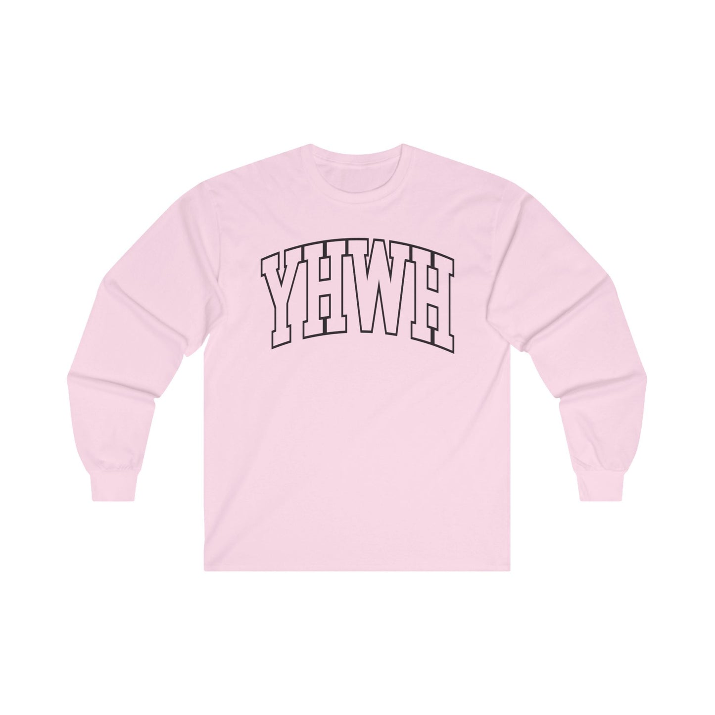 YHWH Long Sleeve Tee Light Pink