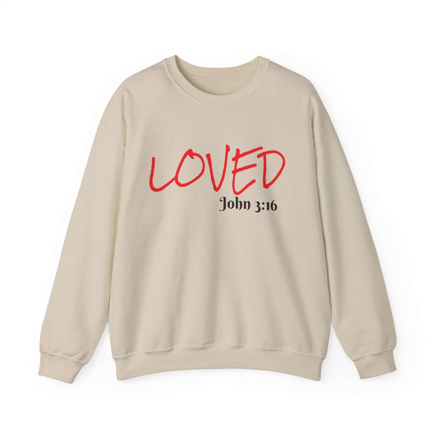 Loved Crewneck Sweatshirt Sand