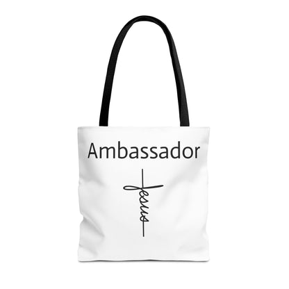 Ambassador Tote Bag 16" × 16'' Black