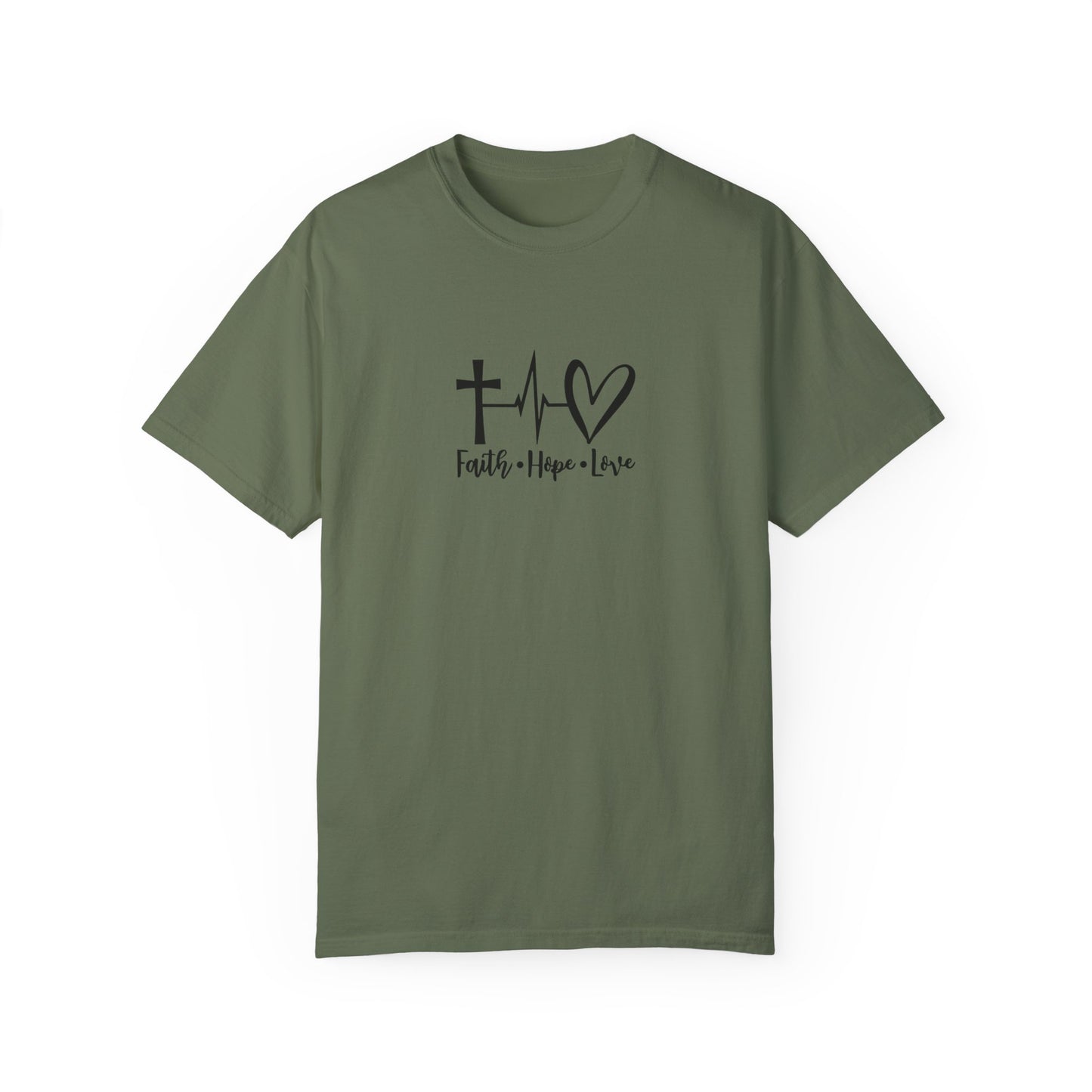 Faith Hope Love T-Shirt Sage