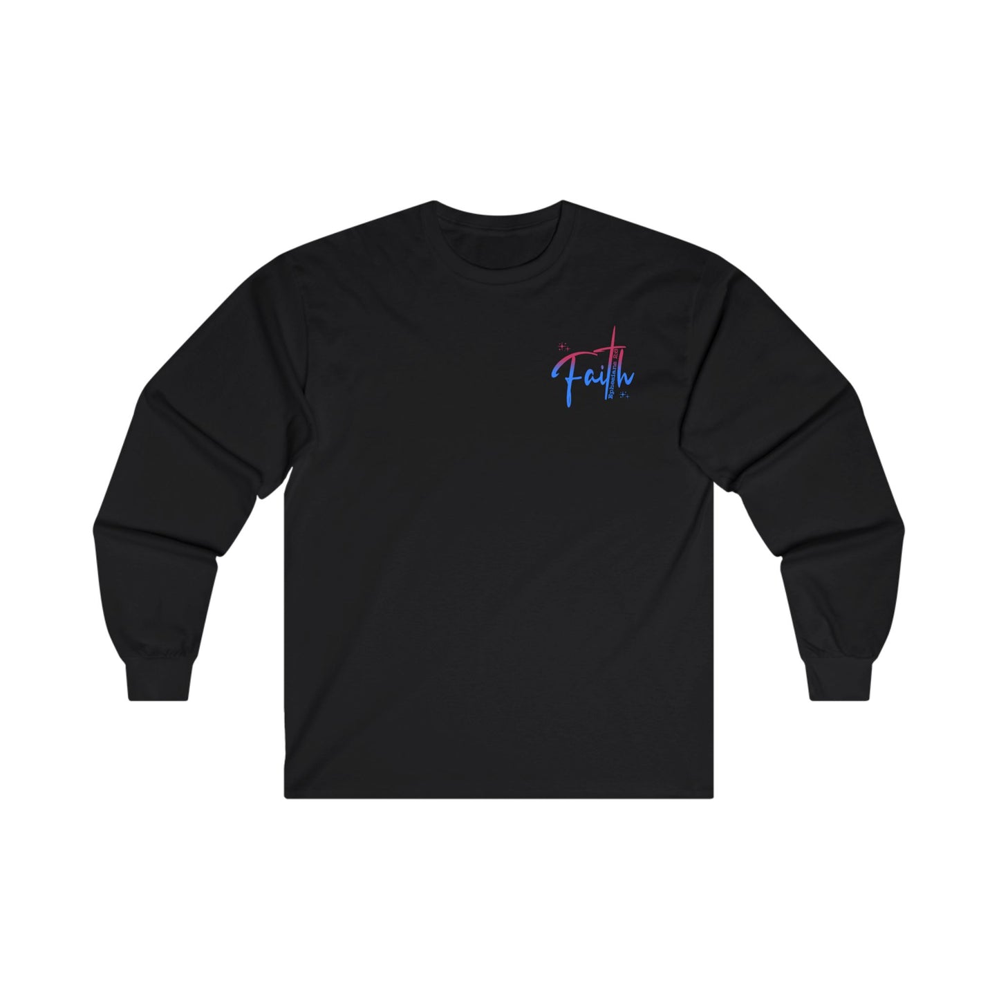 Faith Long Sleeve Tee Black