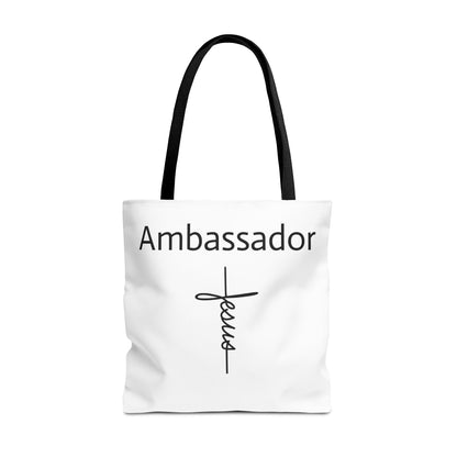 Ambassador Tote Bag 18" × 18'' Black