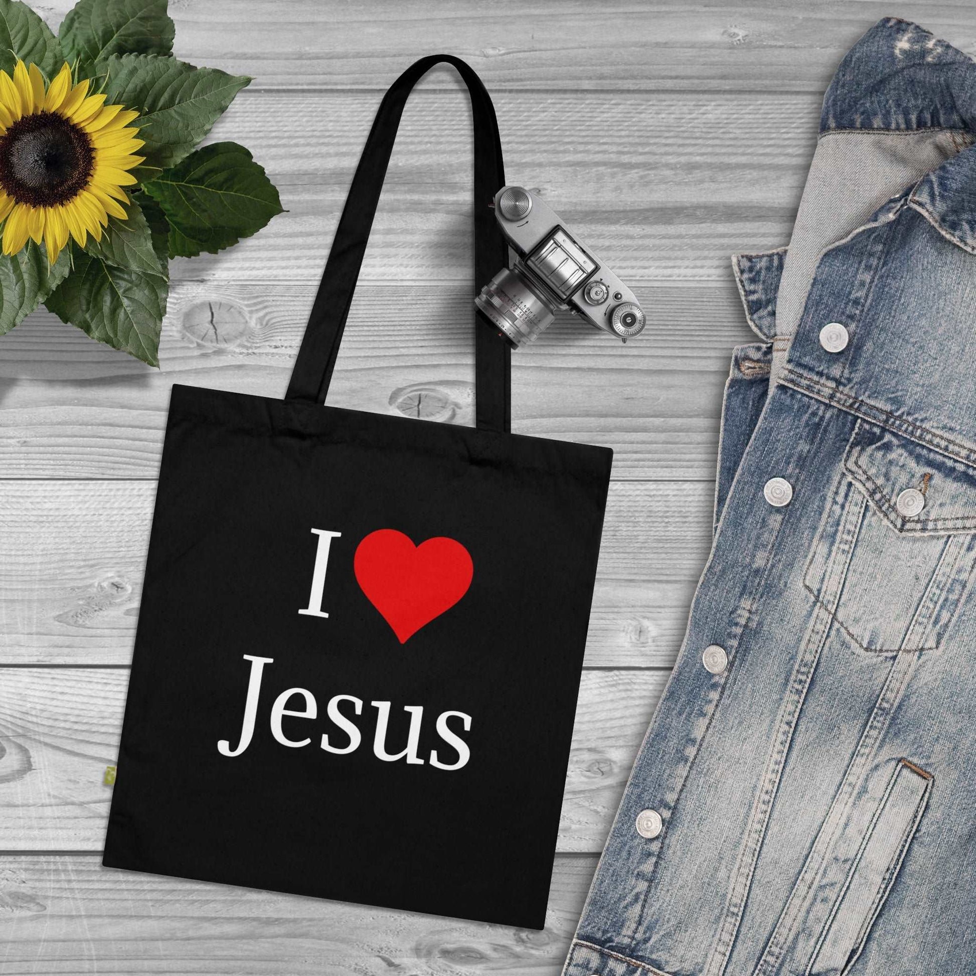 I Love Jesus Tote Bag