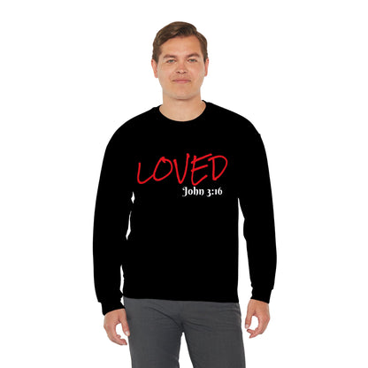 Loved Crewneck Sweatshirt Black