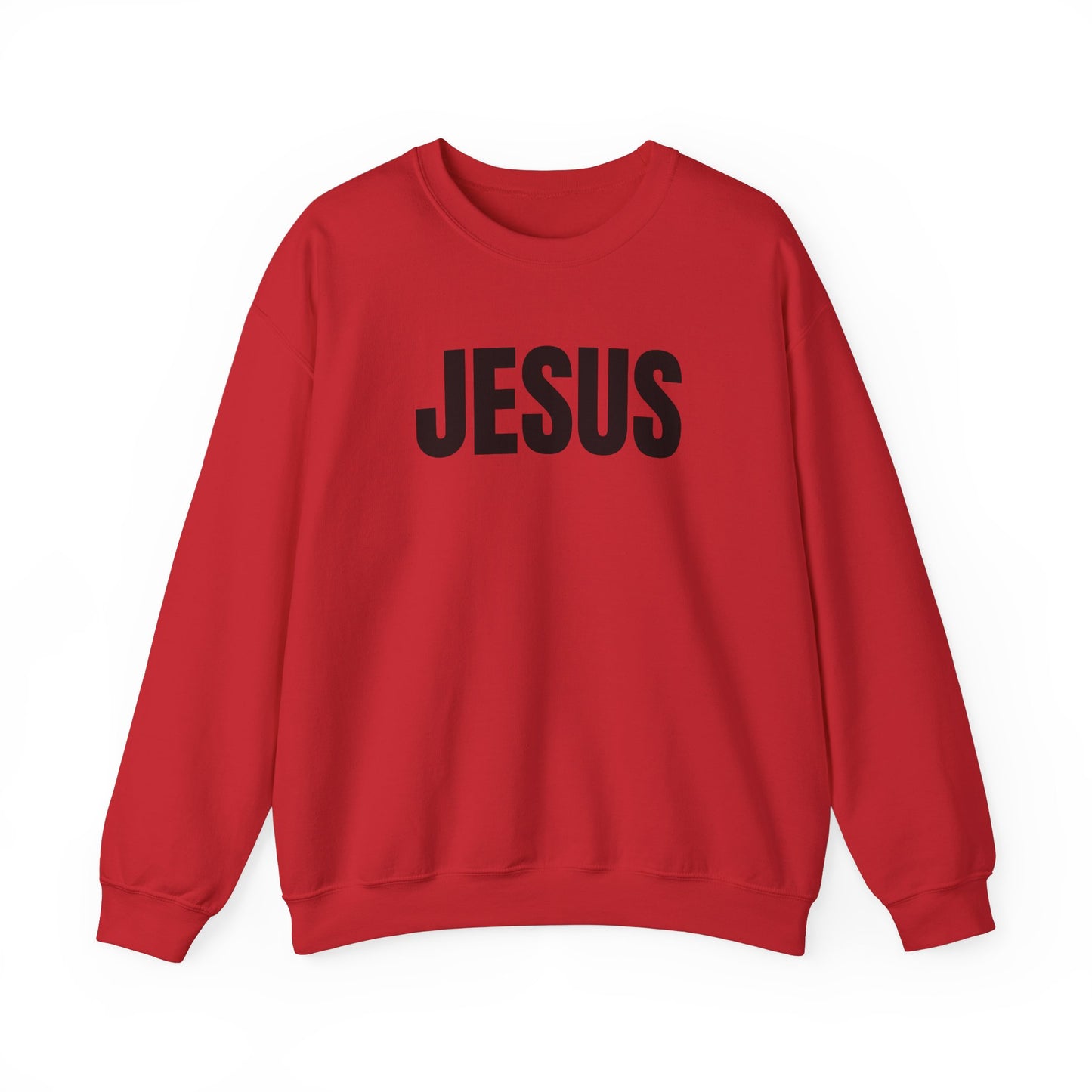 Jesus Crewneck Sweatshirt Red