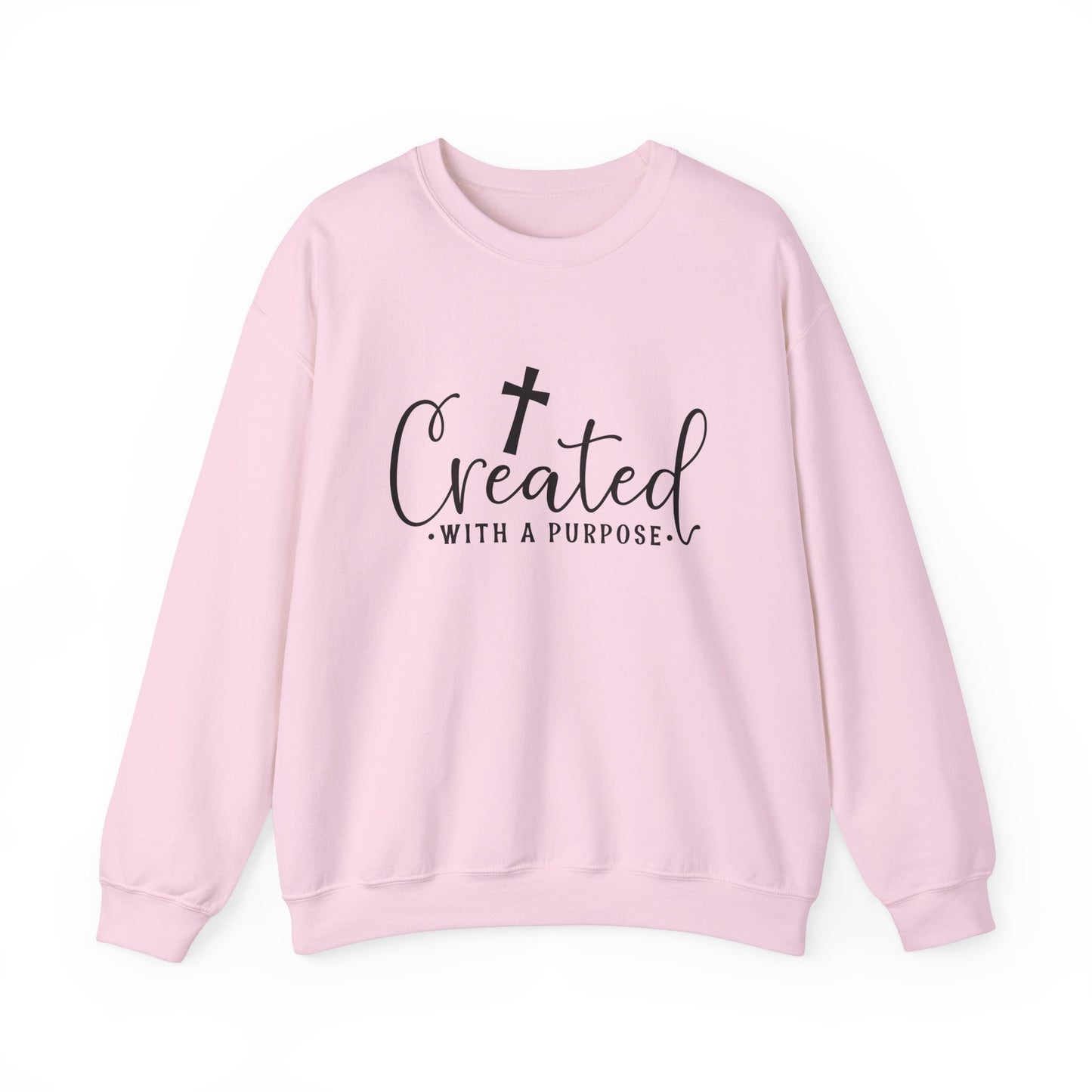 Created Crewneck Sweatshirt Light Pink