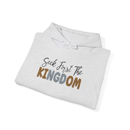 Seek First The Kingdom Hoodie, Faith-Based Apparel