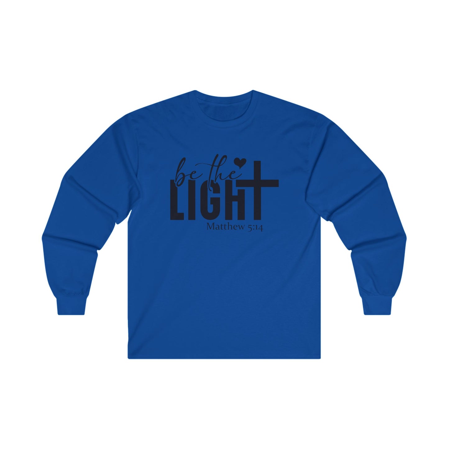 Be The Light Long Sleeve Tee Royal