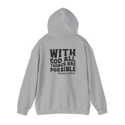 All Things Are Possible Hoodie Sport Grey