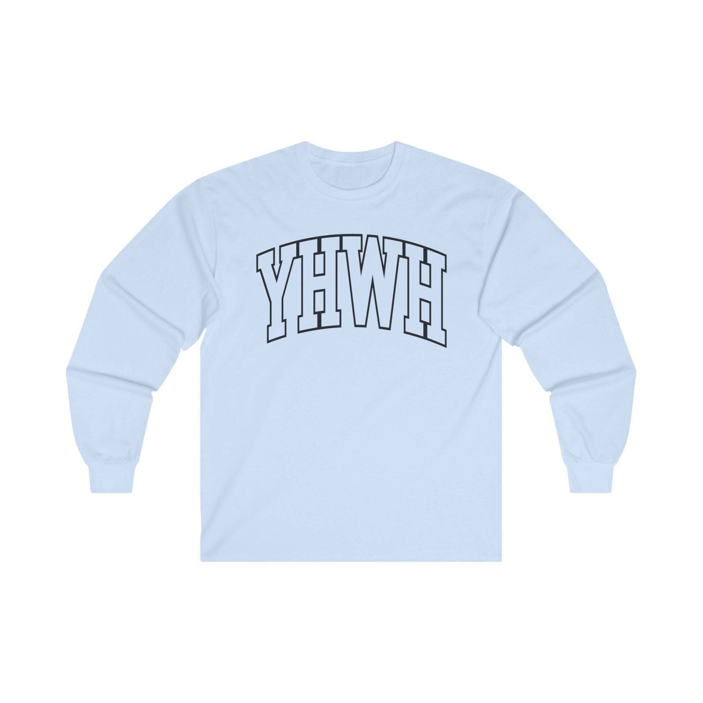 YHWH Long Sleeve Tee Light Blue