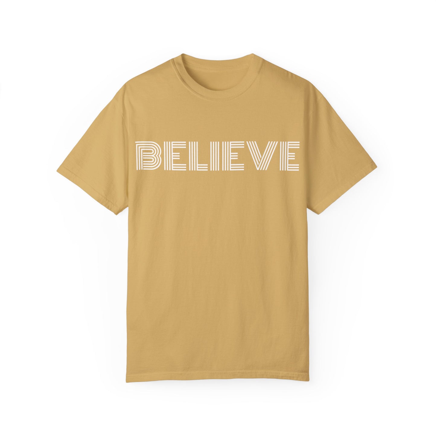 Believe T-Shirt Mustard