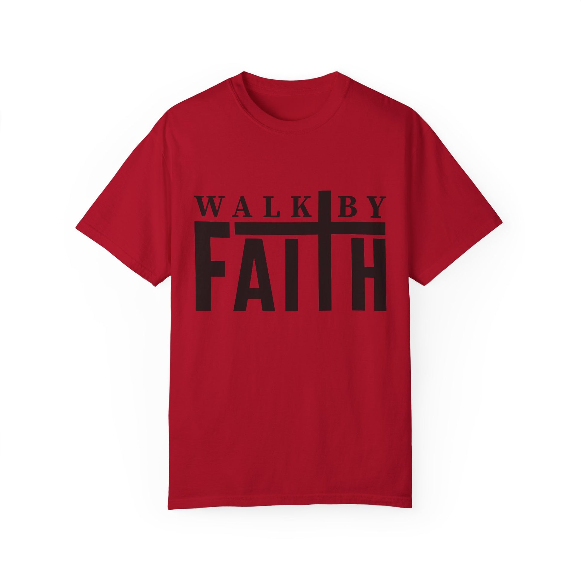 Walk By Faith T-Shirt Red