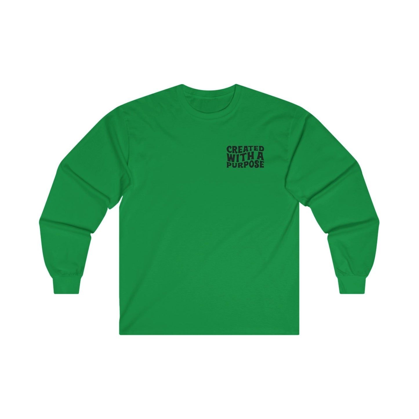 Created Long Sleeve Tee Irish Green