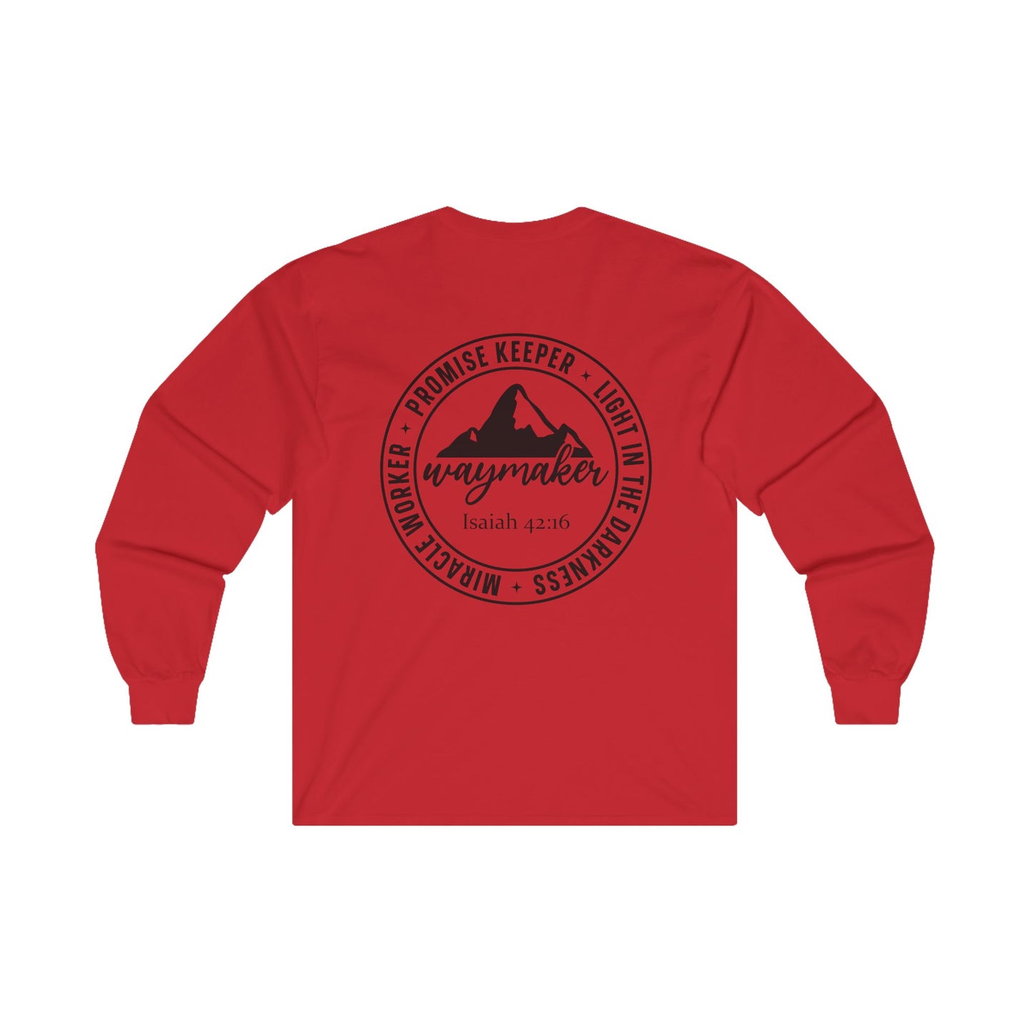 Way Maker Long Sleeve Tee Red