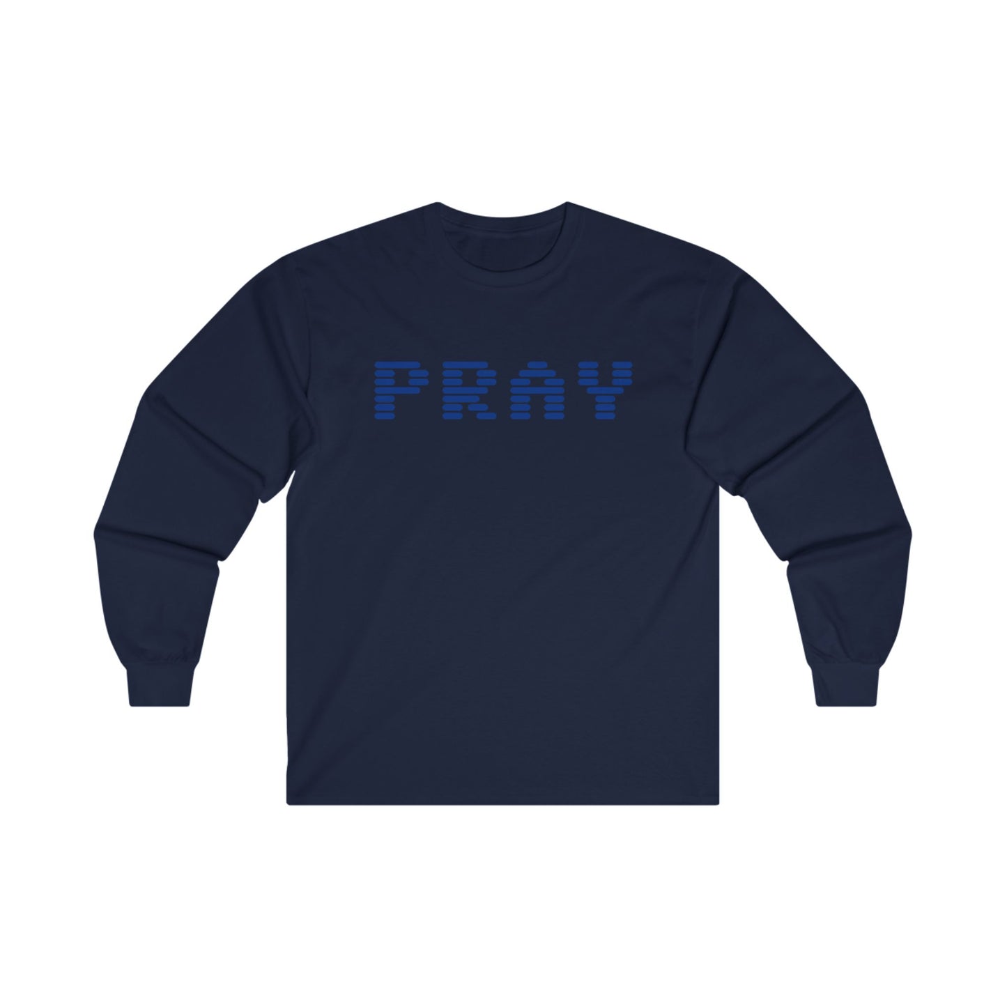 Pray Long Sleeve Tee Navy