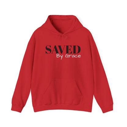 Saved By Grace Hoodie Red