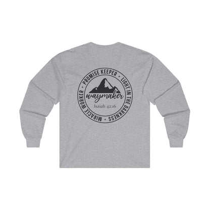 Way Maker Long Sleeve Tee Sport Grey