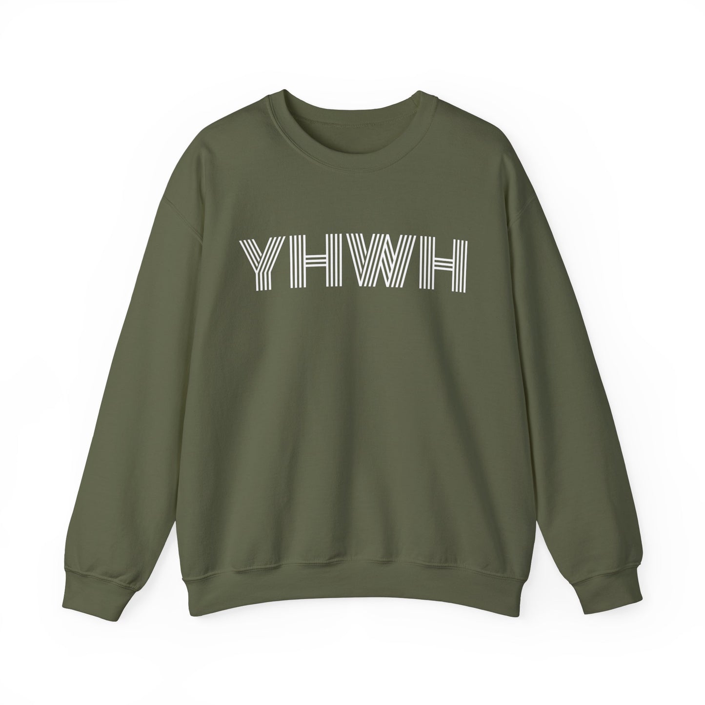 YHWH Crewneck Sweatshirt Military Green