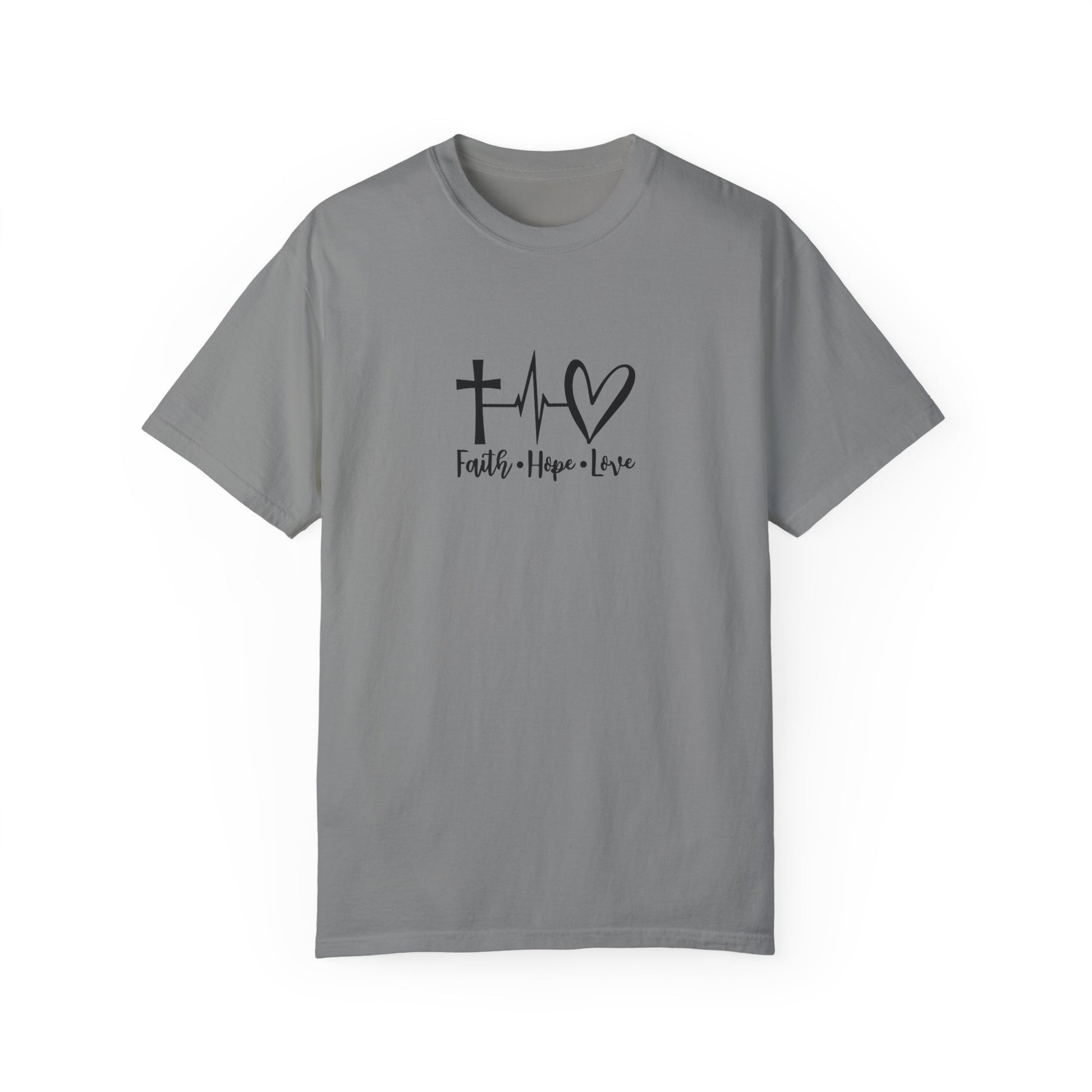 Faith Hope Love T-Shirt Granite