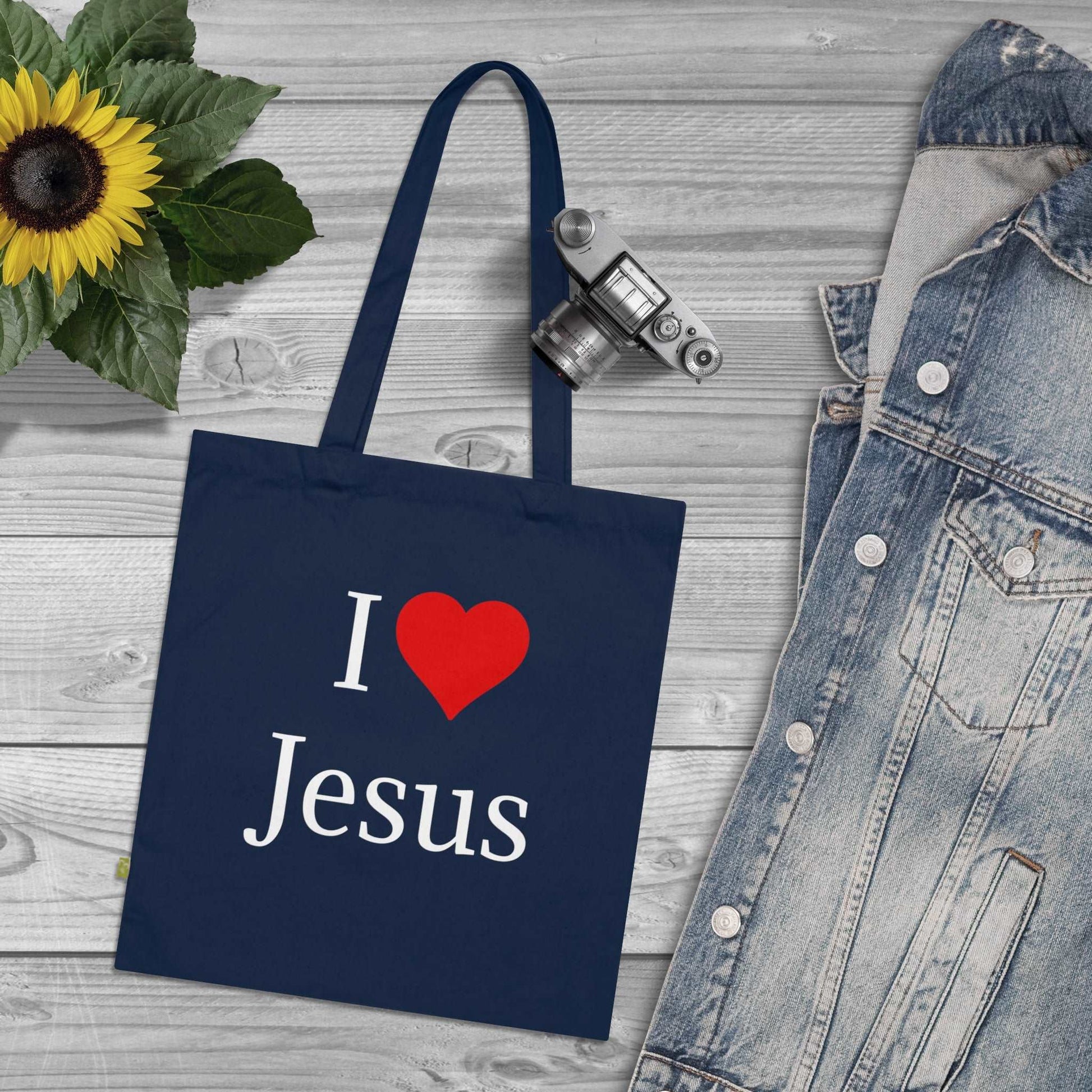 I Love Jesus Tote Bag