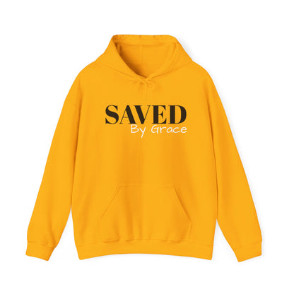 Saved By Grace Hoodie Gold