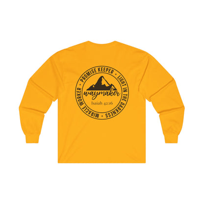 Way Maker Long Sleeve Tee Gold