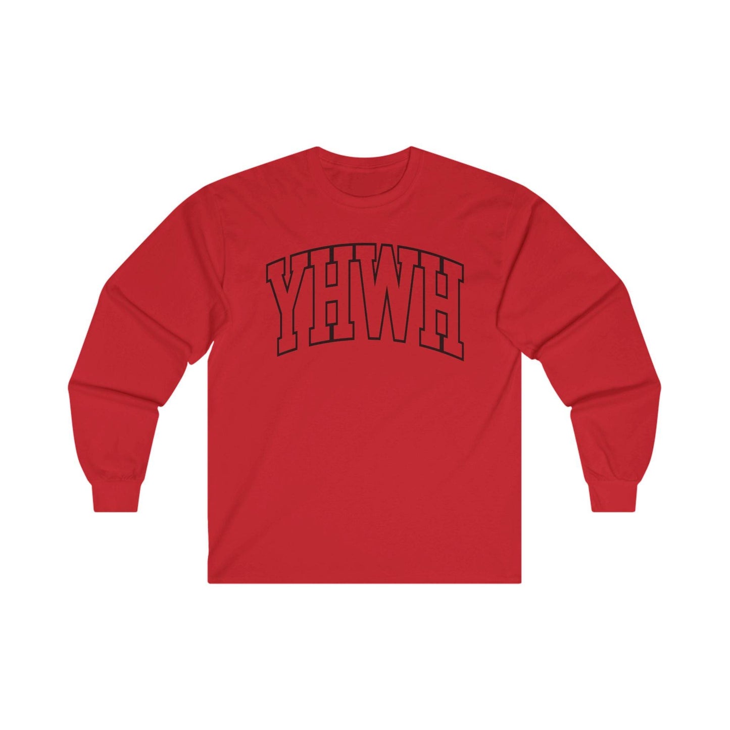 YHWH Long Sleeve Tee Red