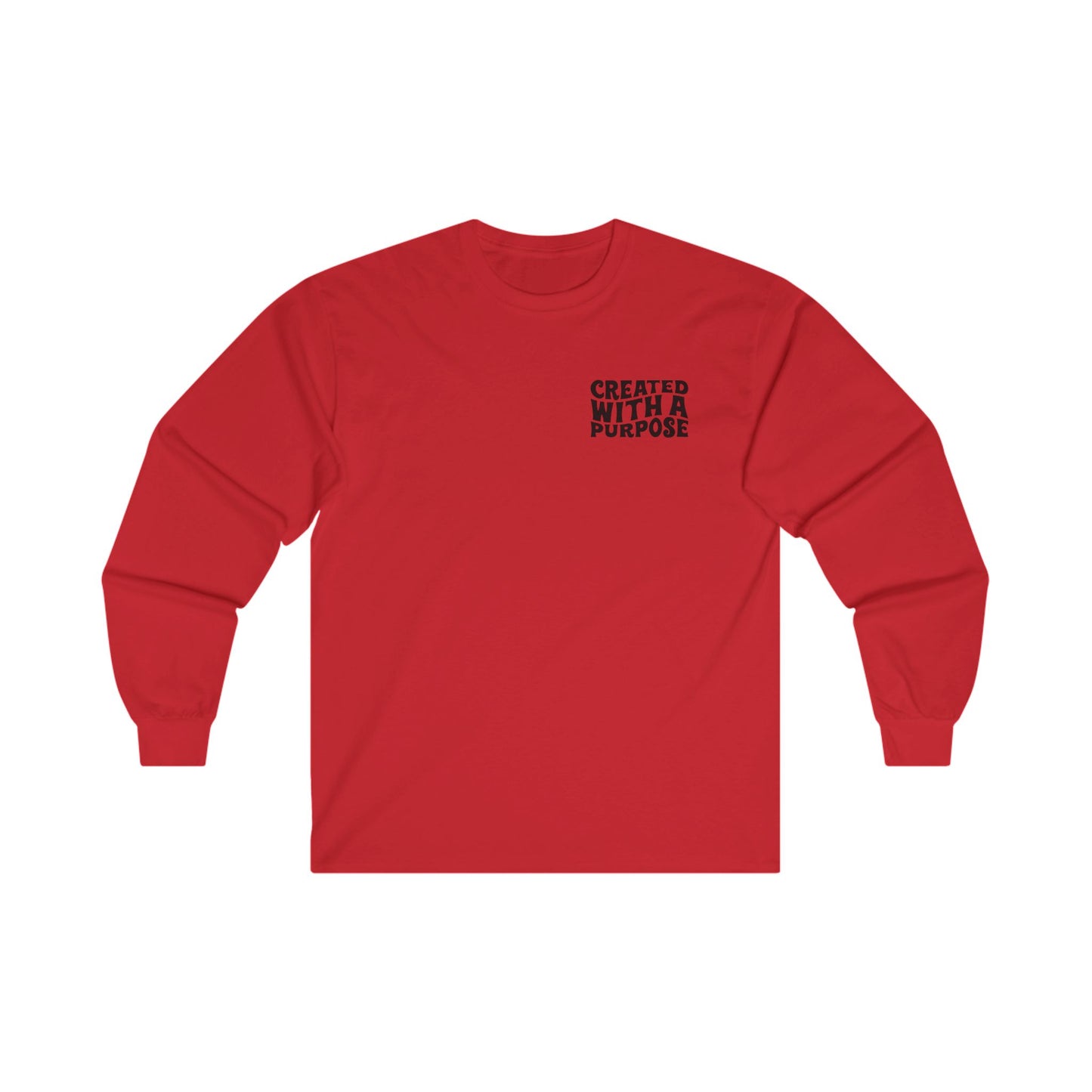 Created Long Sleeve Tee Red