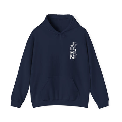 Christian Apparel | John 3:16 Hoodie Navy | Jirehway.com