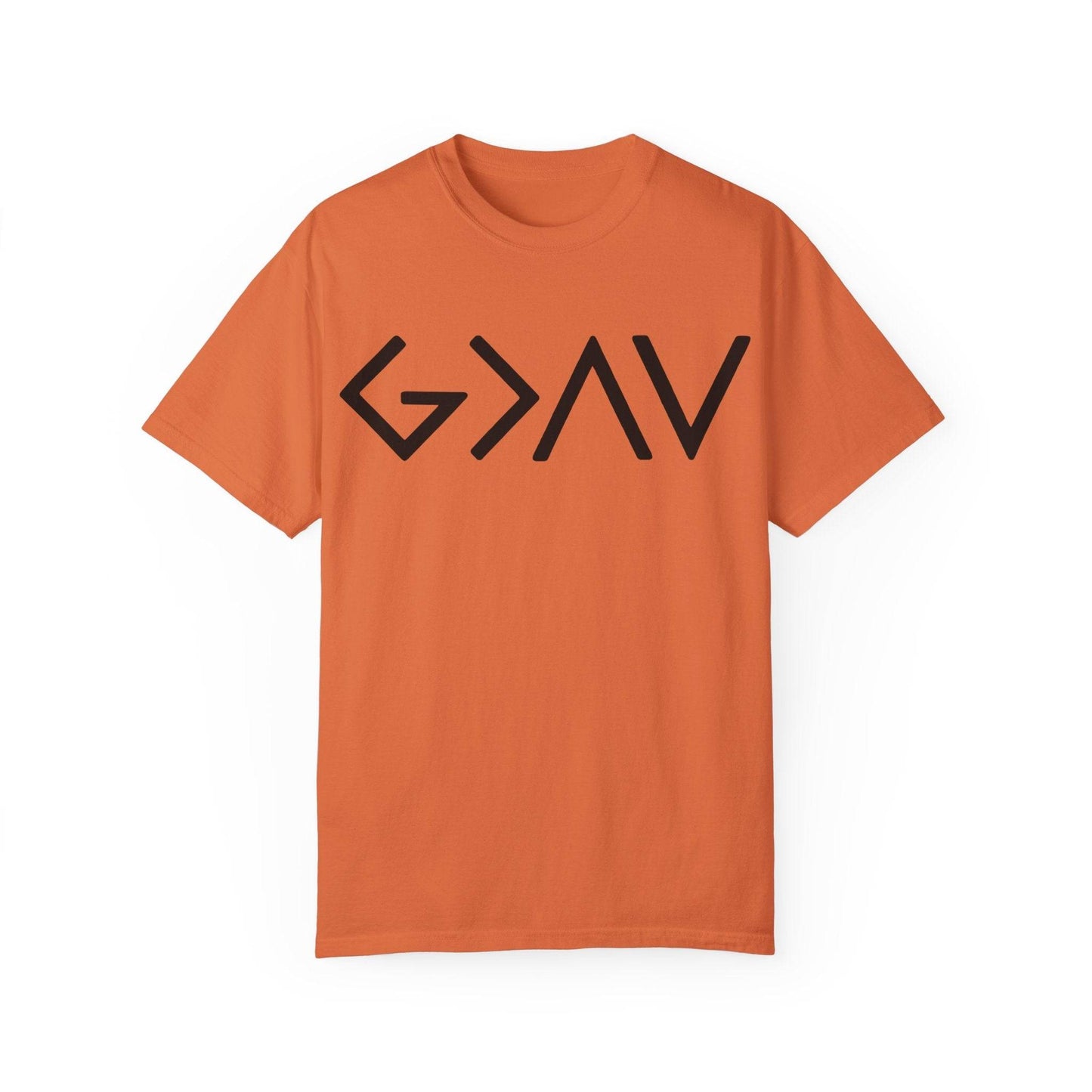     Jireh Way Jireh Way | Christian Apparel | God Is Greater T-Shirt