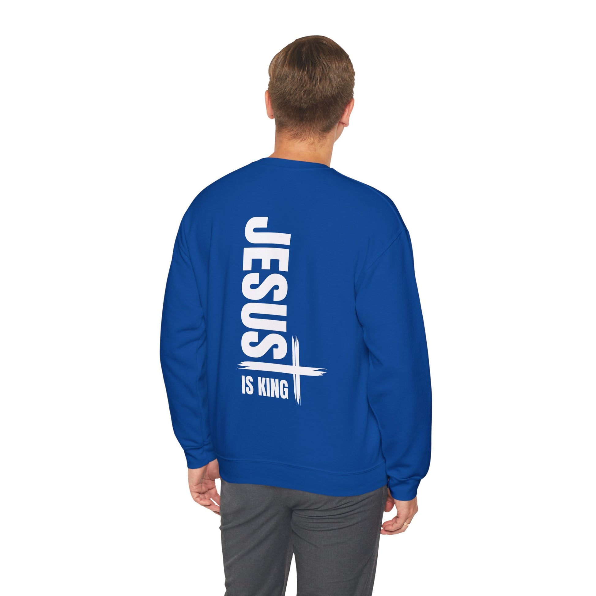     Jireh Way Christian Apparel | Jesus Is King Crewneck Sweatshirt