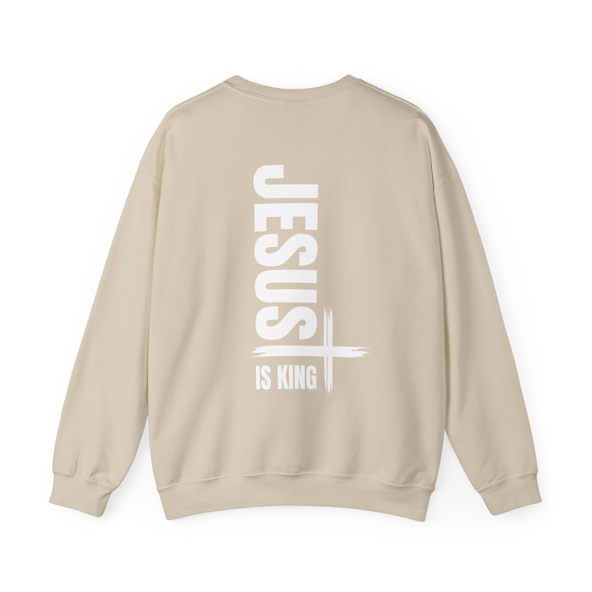     Jireh Way Christian Apparel | Jesus Is King Crewneck Sweatshirt