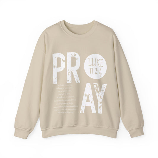     Jireh Way Christian Apparel | Pray Crewneck Sweatshirt