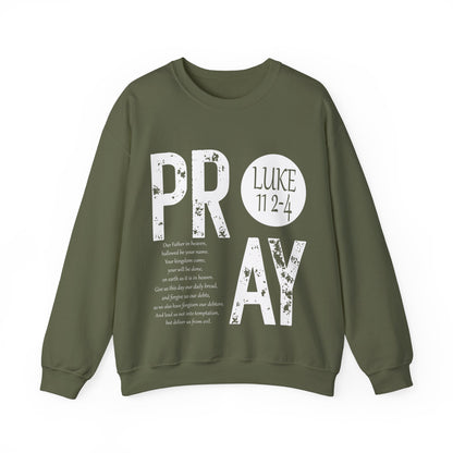     Jireh Way Christian Apparel | Pray Crewneck Sweatshirt