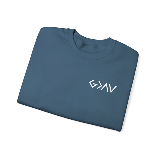     Jireh Way Jireh Way | Christian Apparel | God Is Greater Crewneck Sweatshirt
